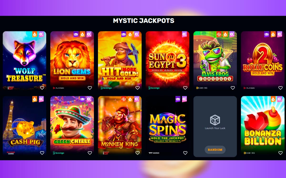 RocketPlay Mystic Jackpots