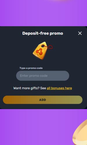 To get the no-deposit bonus at RocketPlay step 6