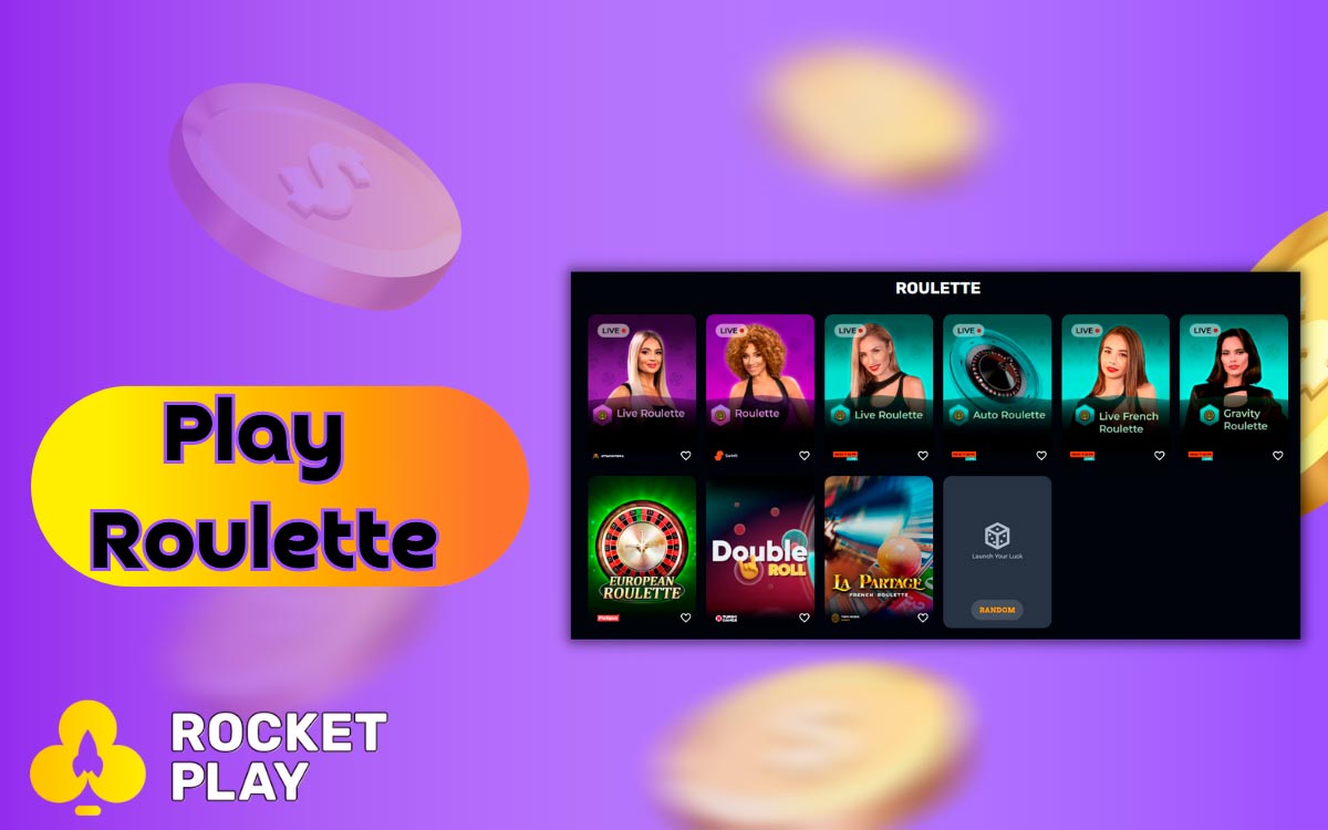 Playing Roulette at RocketPlay