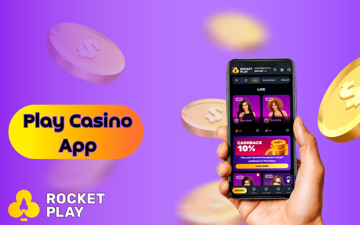 To start playing the Live Casino app