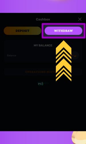 Click on Withdraw